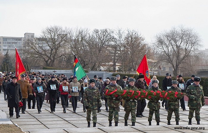 Tiraspol Honours Memory of Warriors-Internationalists Tiraspol Honours Memory of Warriors-Internationalists