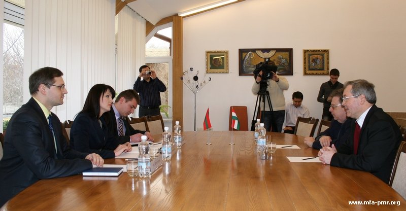 On the Meeting of Leadership of the PMR’s MFA with the Delegation of Embassy of Hungary in Moldova On the Meeting of Leadership of the PMR’s MFA with the Delegation of Embassy of Hungary in Moldova