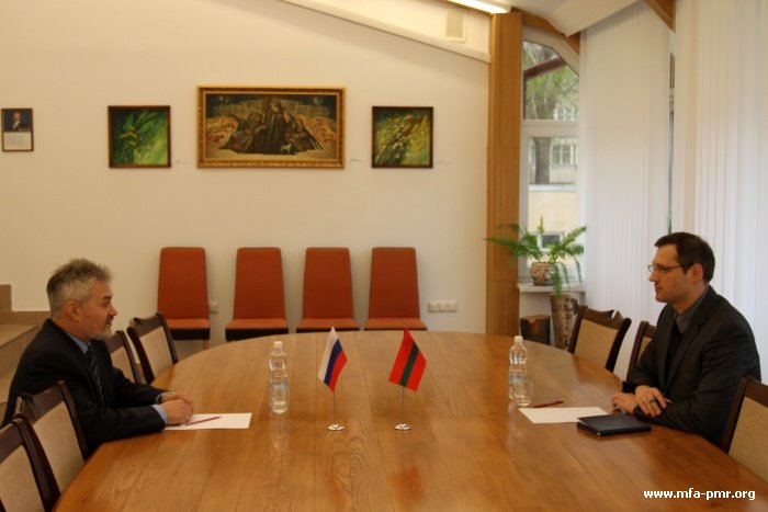 On the Meeting of the Leadership of the PMR’s MFA with Representative of Chamber of Commerce and Industry of the Russian Federation in the RM On the Meeting of the Leadership of the PMR’s MFA with Representative of Chamber of Commerce and Industry of the Russian Federation in the RM