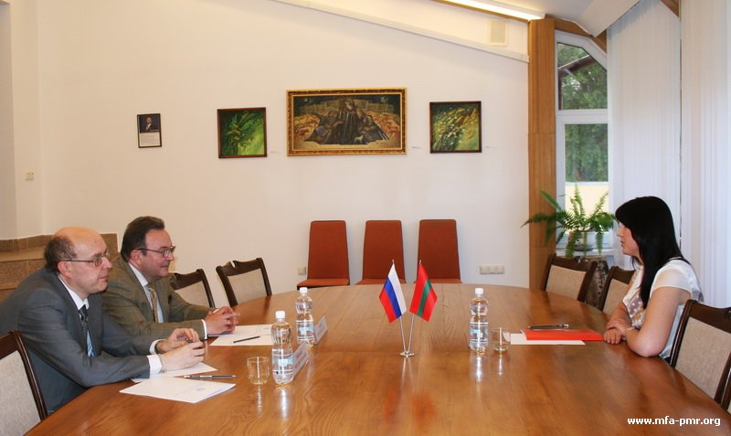 On the Meeting of the Minister of Foreign Affairs of the PMR Nina Shtanski with the Russian Delegation On the Meeting of the Minister of Foreign Affairs of the PMR Nina Shtanski with the Russian Delegation