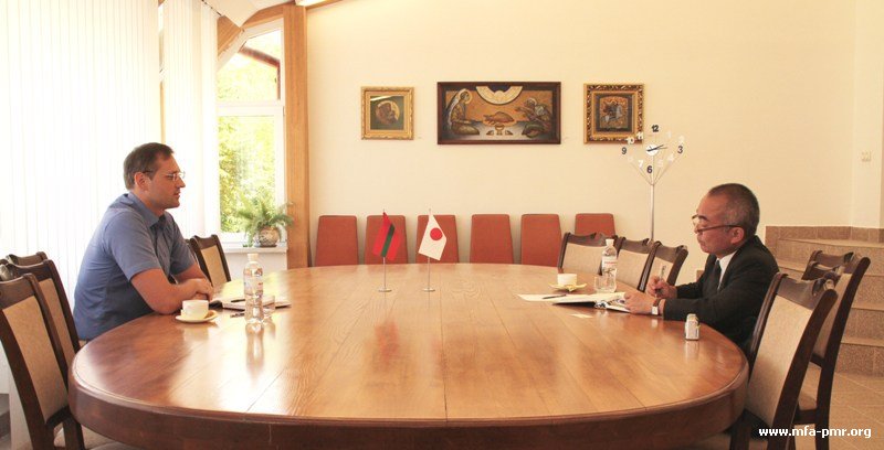 Deputy Minister of Foreign Affairs of the PMR met with the Japanese Professor Deputy Minister of Foreign Affairs of the PMR met with the Japanese Professor