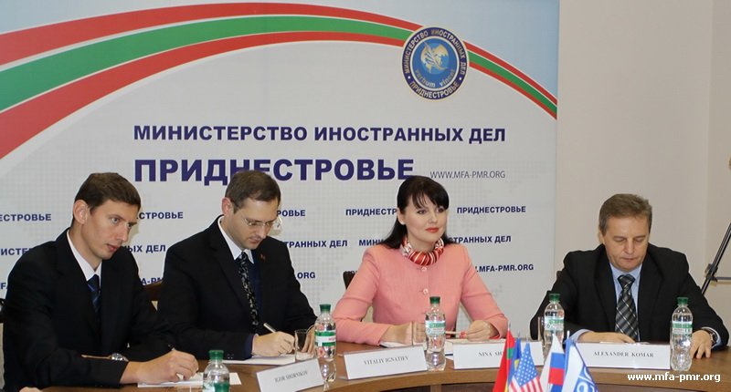 Meeting of the Leadership of Foreign Office with Representatives of Guarantor Countries, Mediators and Observers at the Pridnestrovian MFA Meeting of the Leadership of Foreign Office with Representatives of Guarantor Countries, Mediators and Observers at the Pridnestrovian MFA