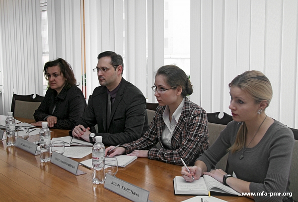 Pridnestrovian Foreign Ministry hosted the working meeting with UNDP delegation Pridnestrovian Foreign Ministry hosted the working meeting with UNDP delegation